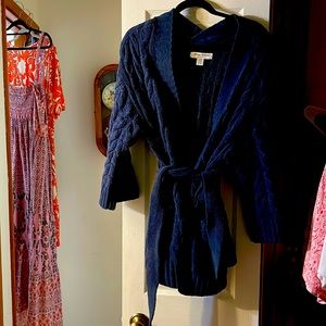 This is a Tommy   Bahama beautiful navy blue